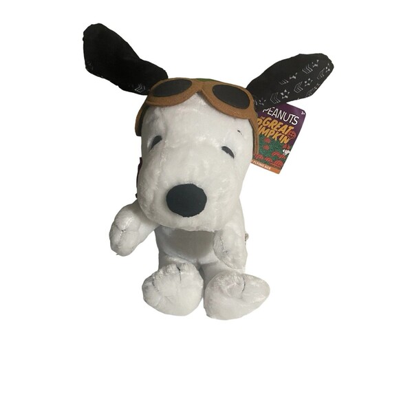 Peanuts Snoopy Flying Ace The Great Pumpkin 14" Animated Plush Motion Sound Work - Picture 10 of 16